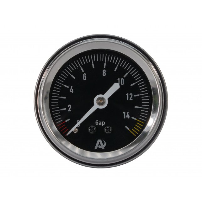 Манометр ARIDE 51 мм, 1х15 бар (220 PSI), 2